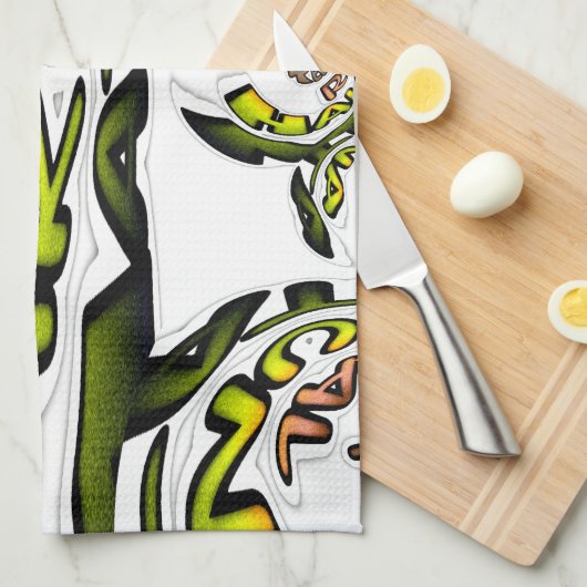 Houd het echt: Kaleidoscope Art Print / Graphic Theedoek (Quarter Fold)