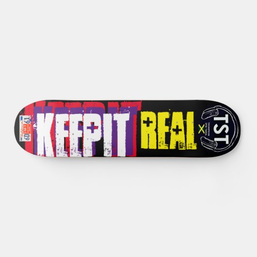 HOUD HET ECHTE Skateboard (Horizontaal)
