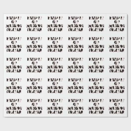 Houd het eenvoudig Hakuna Matata Art Print Cadeaupapier (Vlak)