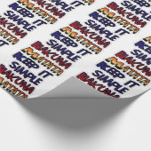 Houd het eenvoudig Hakuna Matata Art Print Cadeaupapier (Hoek)