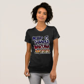 Houd het eenvoudig Hakuna Matata Art Print T-shirt (Voorkant volledig)