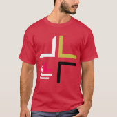 Houd het eenvoudige T-shirt (Voorkant)