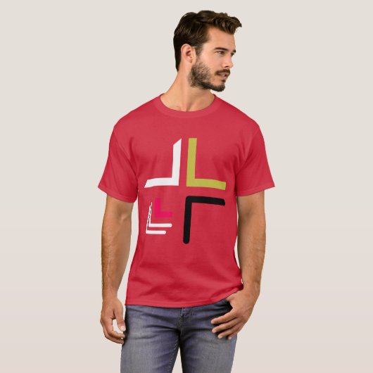 Houd het eenvoudige T-shirt (Voorkant volledig)