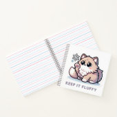 Houd het Fluffy kitten op Notitieboek (Binnen)