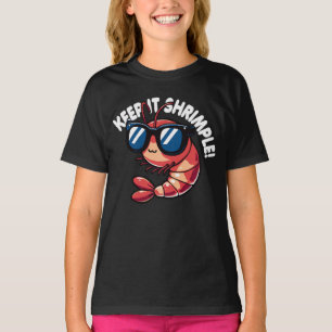 Houd het garnalenpun Schattige T-shirt