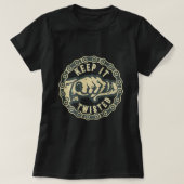 Houd het gedraaid grappig koel motorshirt t-shirt (Design voorkant)