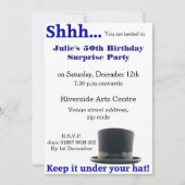 Houd het geheim uitnodiging (Voorkant)