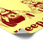 Houd het geloof poster (Hoek)