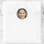 Houd het geloof ronde sticker (Tas)
