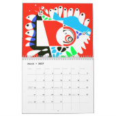 Houd het geloof - Vertrouw op de HEER (Blauw Rood) Kalender (Mar 2027)