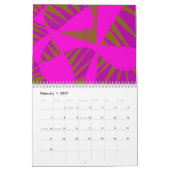 Houd het geloof - Vertrouw op de HEER (Roze Groen) Kalender (Feb 2027)