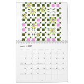 Houd het geloof - Vertrouw op de HEER (Roze Groen) Kalender (Mar 2027)