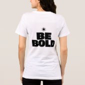 "Houd het goud vast | Wees dapper Tri-Blend Shirt (Achterkant)