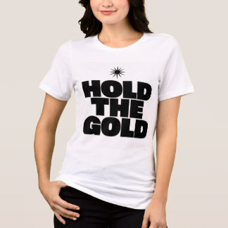 "Houd het goud vast | Wees dapper Tri-Blend Shirt