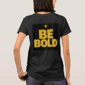 "Houd het goud vast | Wees dapper Tri-Blend T-shir T-shirt (Achterkant)