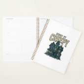 Houd het griezelige vintage spookhuis Halloween De Planner (Display)