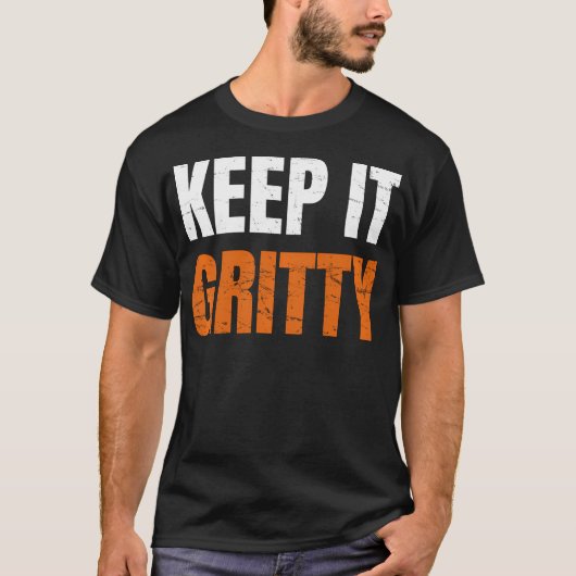 Houd het Gritty Lovegritty Philadelphia Sports Tea T-shirt (Voorkant)