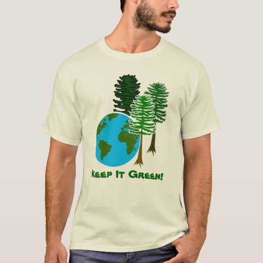 Houd het groen t-shirt (Voorkant)