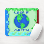 Houd het groene Muismat (Met muis)