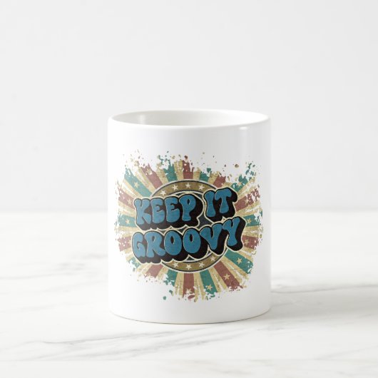 Houd het groovy koffiemok (Center)