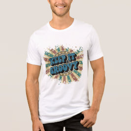 Houd het groovy Tri-Blend shirt