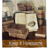 Houd het Handsome Douche Gordijn Boeken (Voorkant)