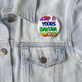 Houd het Jouw Hakuna Matata Kunstprint Ronde Button 5,7 Cm (In situ)