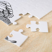 Houd het Klasse Elegante Zwaan Legpuzzel (Zijkant)