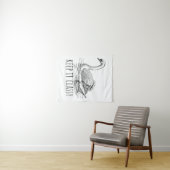 Houd het Klasse Elegante Zwaan Wandkleed (In Situ (horizontaal))