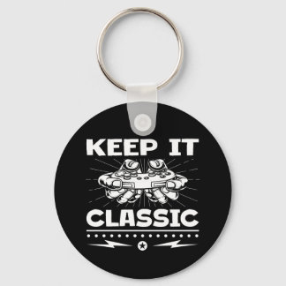 Houd het Klassiek Retro Gamecontroller Videospel Sleutelhanger