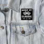 Houd het Klassiek Retro Gamecontroller Videospel Vierkante Button 5,1 Cm (In situ)