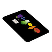 Houd het kleurrijk (eenvoudig ontwerp) magneet (Rechterzijde)