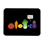 Houd het kleurrijk (eenvoudig ontwerp) magneet (Horizontaal)