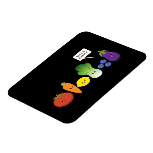 Houd het kleurrijk (eenvoudig ontwerp) magneet (Linkerzijde)