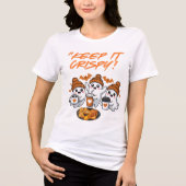 Houd het knapperig Grappig Halloween T-shirt (Voorkant)