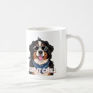 Houd het koel Bernese Mountain Dog Kunst Koffiemok