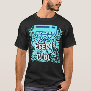 Houd het koel, esthetisch typografie ontwerp Chi T-shirt