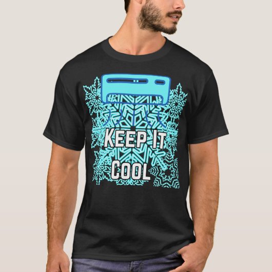 Houd het koel, esthetisch typografie ontwerp | Chi T-shirt (Voorkant)