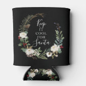 Houd het koel voor het Santa Floral lijst Blikjeskoeler (Achterkant)