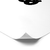 Houd het kort en fijn om te kletsen poster (Hoek)