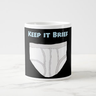 Houd het kort grote koffiekop