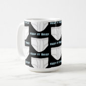 Houd het kort koffiemok (Voorkant links)