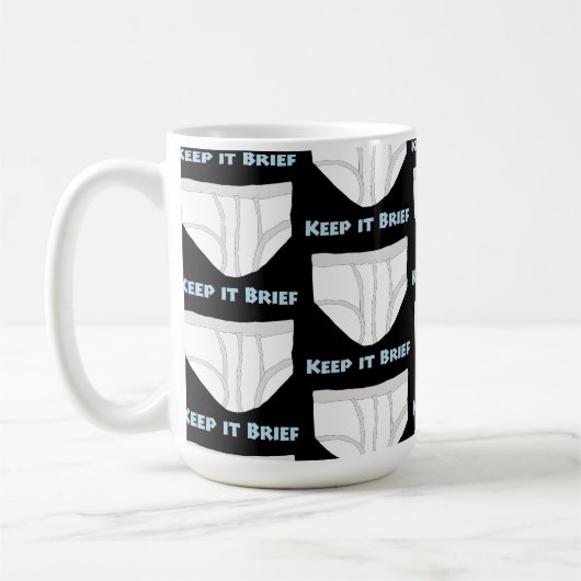 Houd het kort koffiemok (Links)