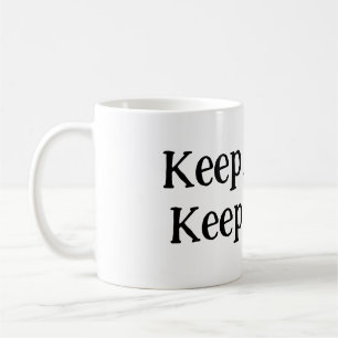 Houd het langzaam, houd het echt koffiemok