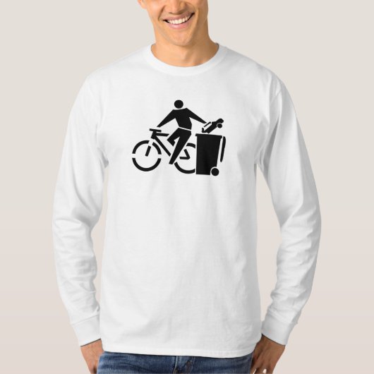 Houd het milieu schoon Bike Design Shirt (Voorkant)