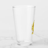 Houd het netjes – Grappige Bananen Typografie Mini Glas (Rechts)