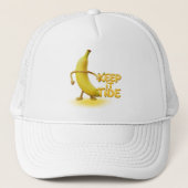 Houd het netjes – Grappige Bananen Typografie Mini Trucker Pet (Voorkant)