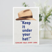 HOUD HET ONDER UW PET - DRAAGBARE VERLIES LEVEND KAART (Staand voorkant)