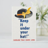 HOUD HET ONDER UW PET - DRAAGBARE VERLIES LEVEND KAART (Staand voorkant)