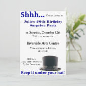 Houd het onder uw Pet uitnodiging (Staand voorkant)